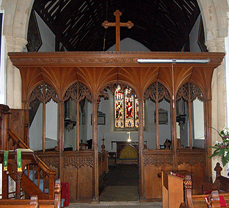 The rood screen June 2012